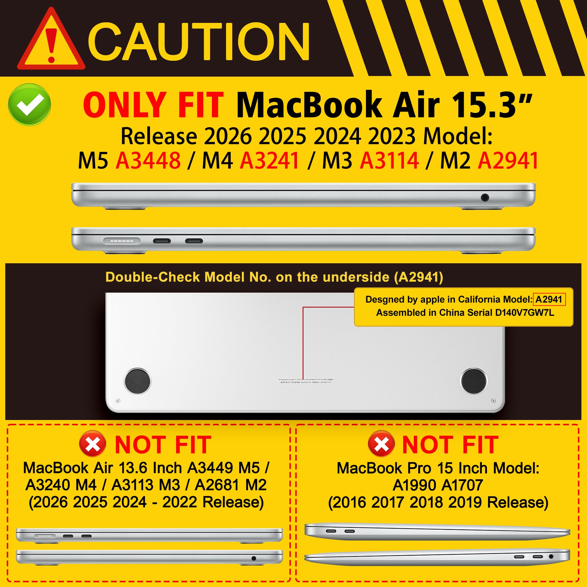 Lepeoac Case for 2026/2025/2024/2023 MacBook Air 15-inch Laptop Release M5 A3448 /M4 A3241 /M3 A3114 /M2 A2941, Stylish Protective Hard Shell Cover for MacBook Air 15.3 inch, Fluid Art Flowers