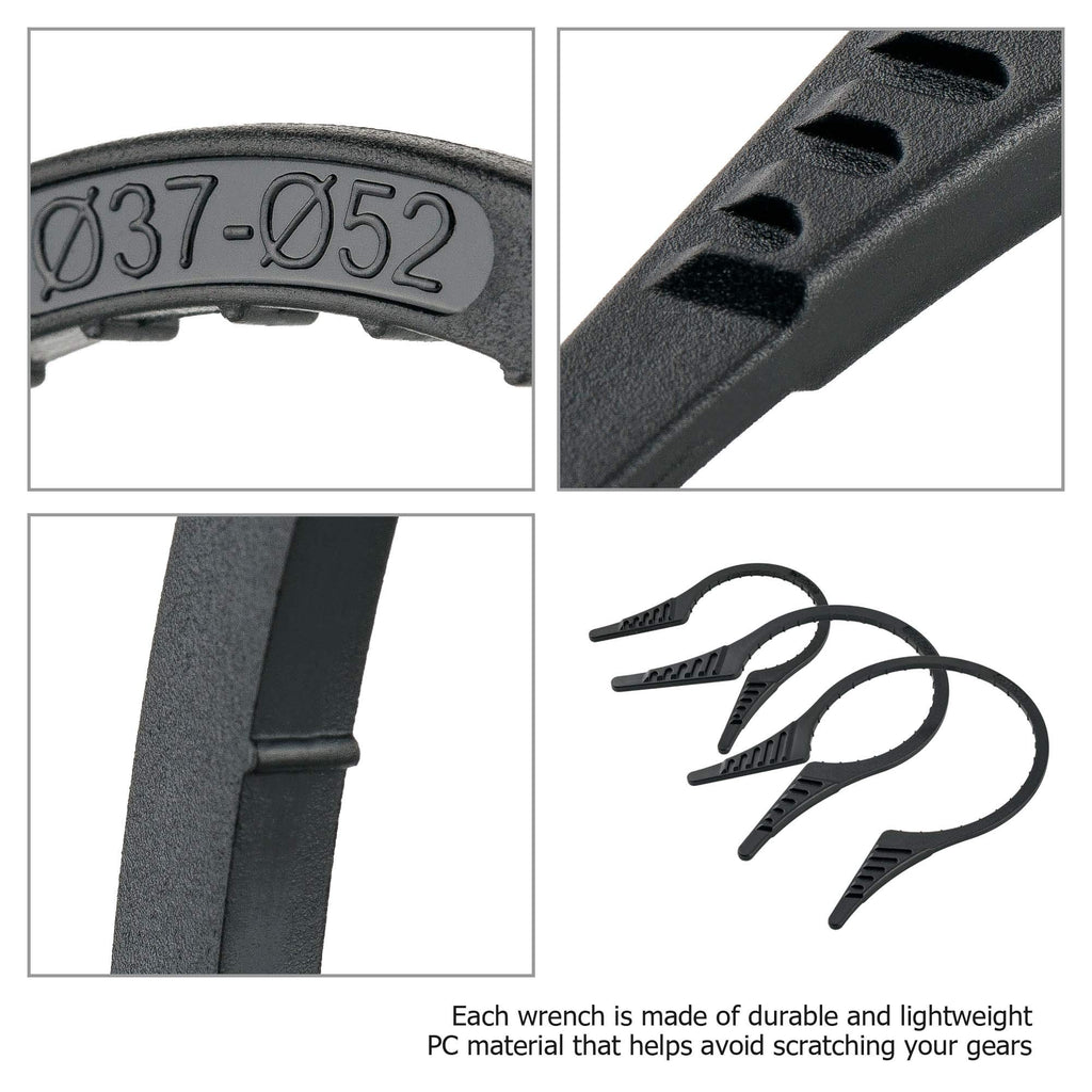 PROfezzion Camera Lens Filter Wrench Kit for ND UV CPL Filter, 3-Pack