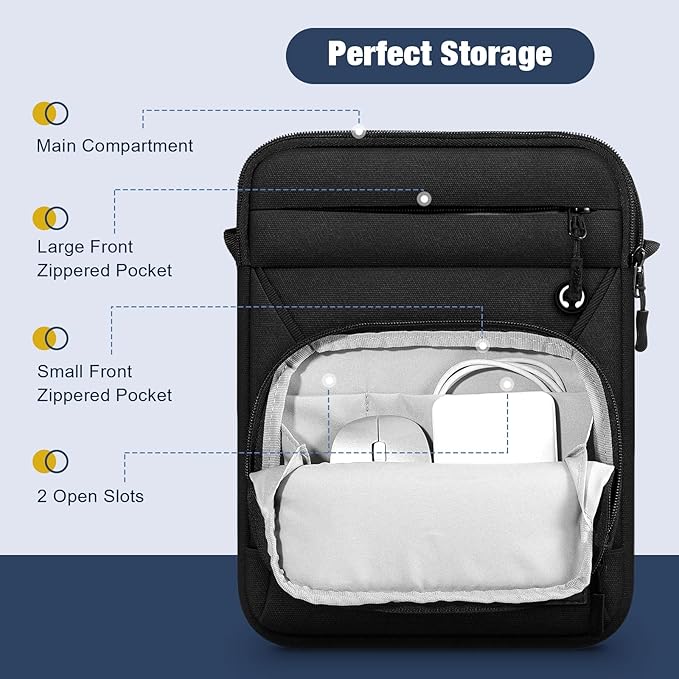 MoKo 13-14 Inch 360° Protection Laptop Sleeve Bag with Earphone Port