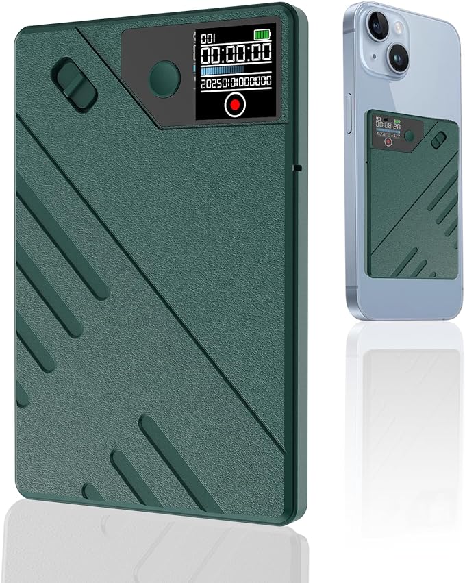 Ai Voice Recorder, Note Voice to Text Recorder W/Magnetic Case, App Control, Transcribe & Summarize with by Chatgpt, Support 112 Languages, 64GB Memory, Audio Recorder for Lectures, Meetings, Calls