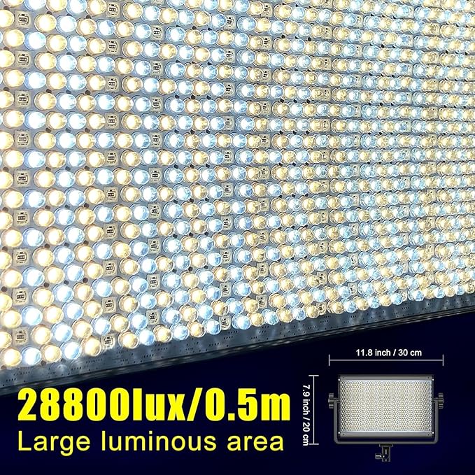 GVM 1300D RGB Video Light with Softbox, 65W LED Video Lighting Kit, 25000lux/0.5m, 360° Full Color Photography Lighting Kit, 2 Packs Led Panel Light for YouTube, Web Conference, Streaming