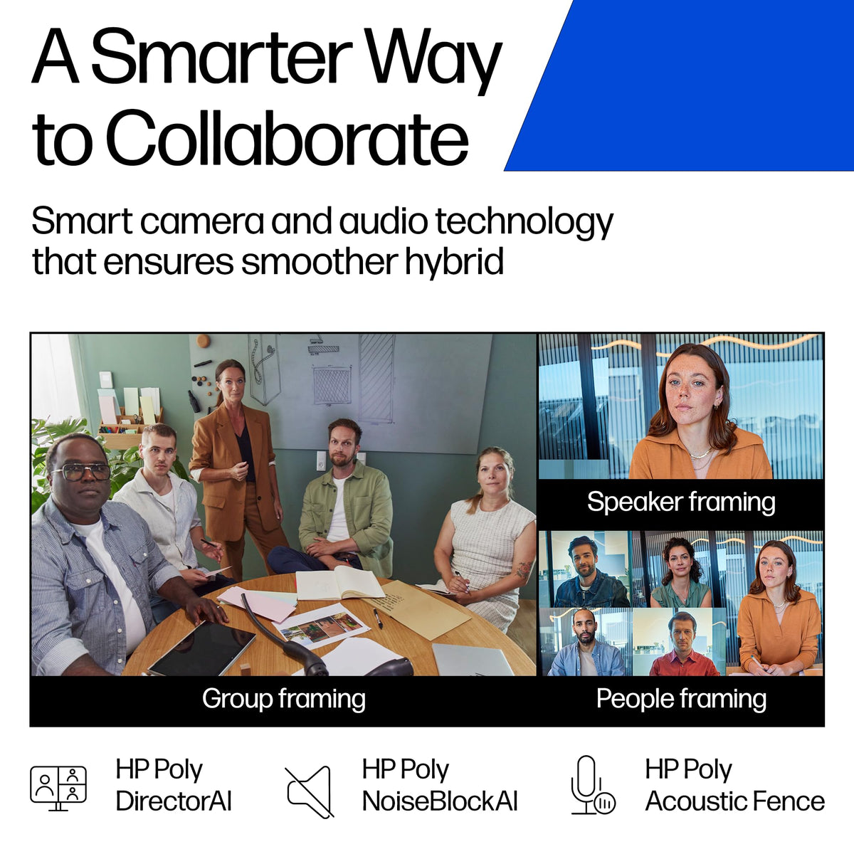 Poly Studio V12 – USB Video Bar for Small Rooms - 4K 20MP Camera, AI-Enhanced Audio, Noise Cancellation, Poly Lens Management - Microsoft Teams, Zoom & Google Meet Compatible - Thoughtfully Made