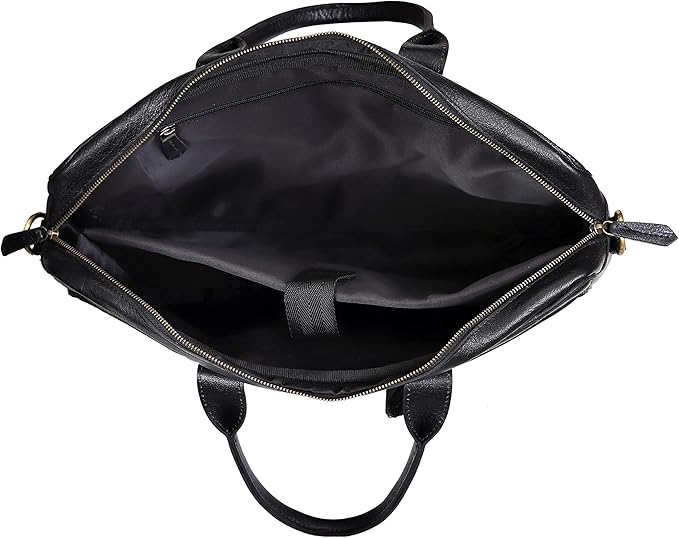VC VINTAGE COUTURE Leather briefcase bag for men Leather Laptop Bags For Men and Women Travel Messenger Bag