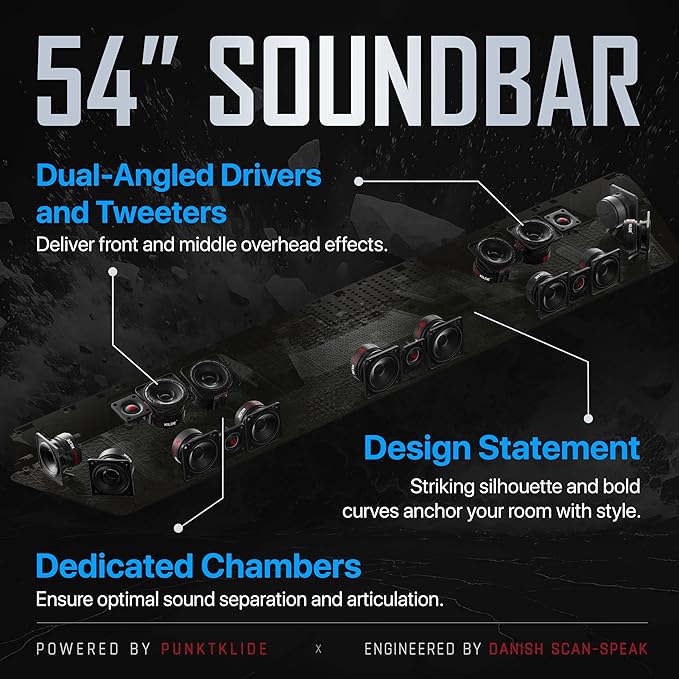 Nakamichi Shockwafe 11.2.6 Channel Dolby Atmos/DTS:X Soundbar with Upgraded Dual 10” Subwoofers, Wireless Bipolar Surrounds, 6 Height Channels, AHD Ultra, 31 Punktkilde Drivers (2025 Flagship)