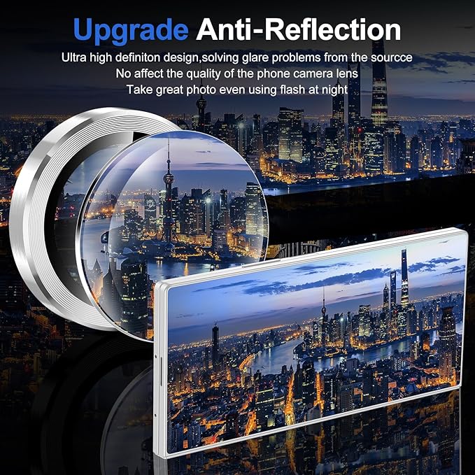 for Samsung Galaxy Z Fold 7 Camera Lens Protector, Individual Metal Ring Tempered Glass Lens Cover, [Strong Adsorption] Scratch Resistant Ultra-Thin HD Clear Lens Cover, 1 Set-Silver