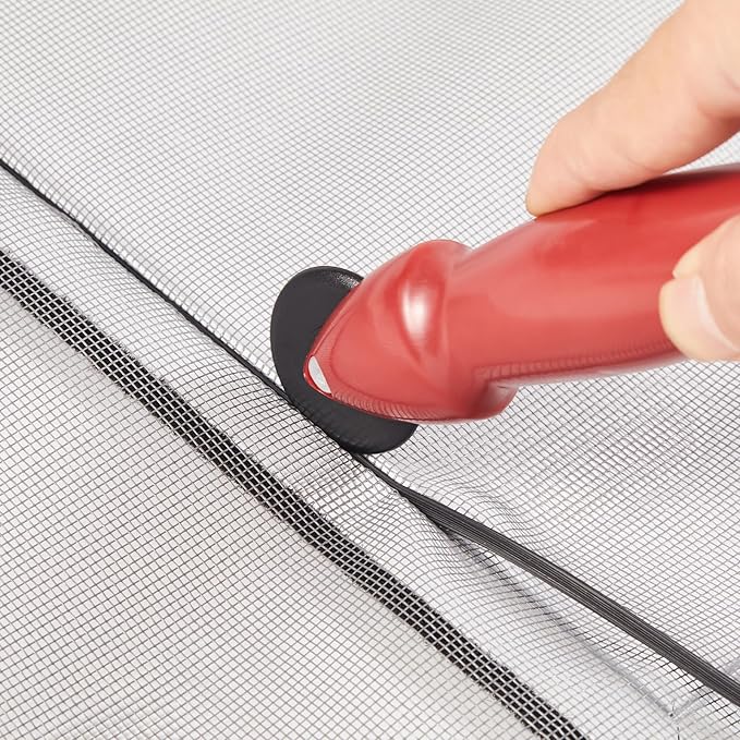 FLYZZZ Screen Spline 0.125" x 25' Spline for Window Screen Door Repair, Round，Black，Suitable for Regular Groove Width 0.122''-0.133''