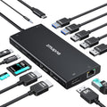 USB C Laptop Docking Station Dual Monitor 4K HDMI+8K DP for Dell HP