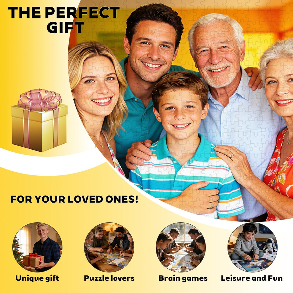 Custom Photos Puzzle, Personalized Jigsaw Puzzle for Adults 1000Pcs