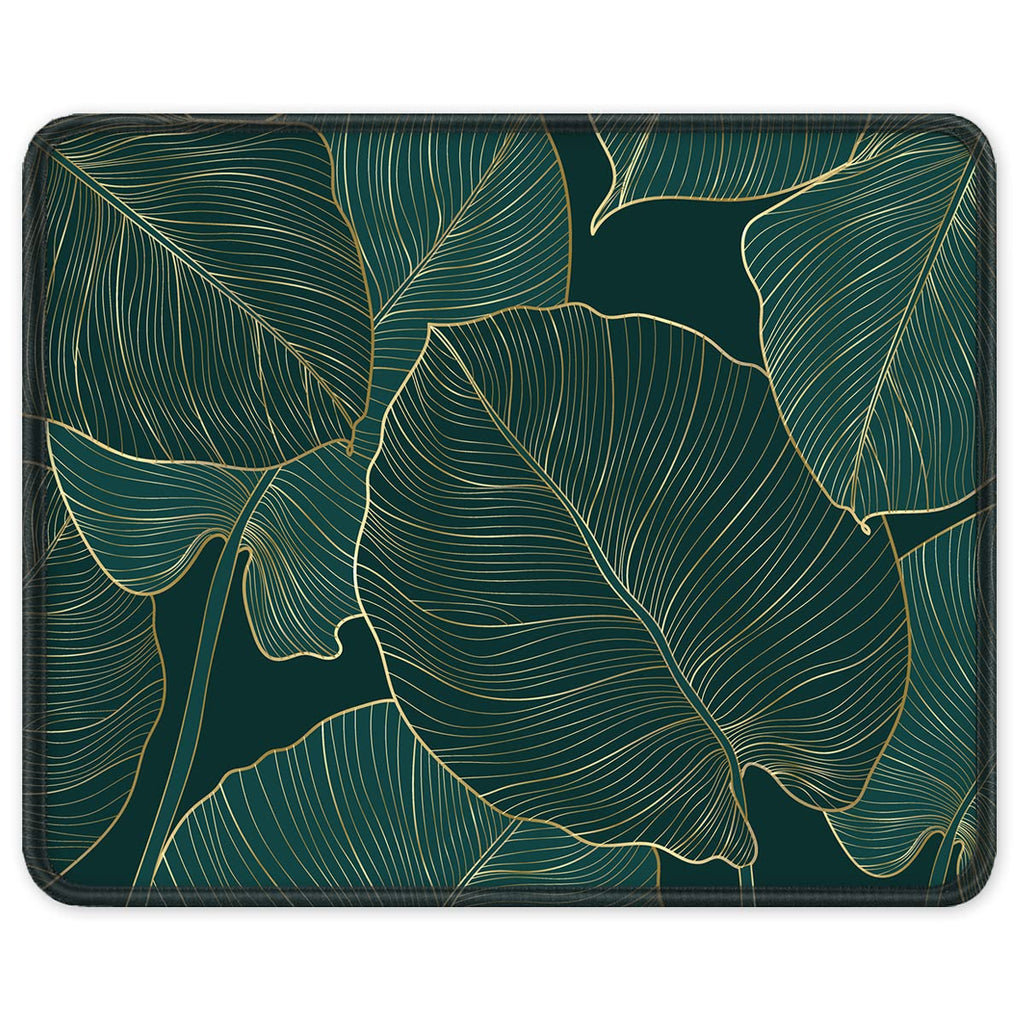 ITNRSIIET Mouse Pad with Stitched Edge Premium Textured Smooth Precise Operation Waterproof Washable Non-Slip Rubber Base Desktop Protection Mat, 10.2×8.3×0.12 inches, Palm Texture