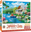Masterpieces 300 Piece EZ Grip Jigsaw Puzzle - Lakeside Memories - 18"x24"