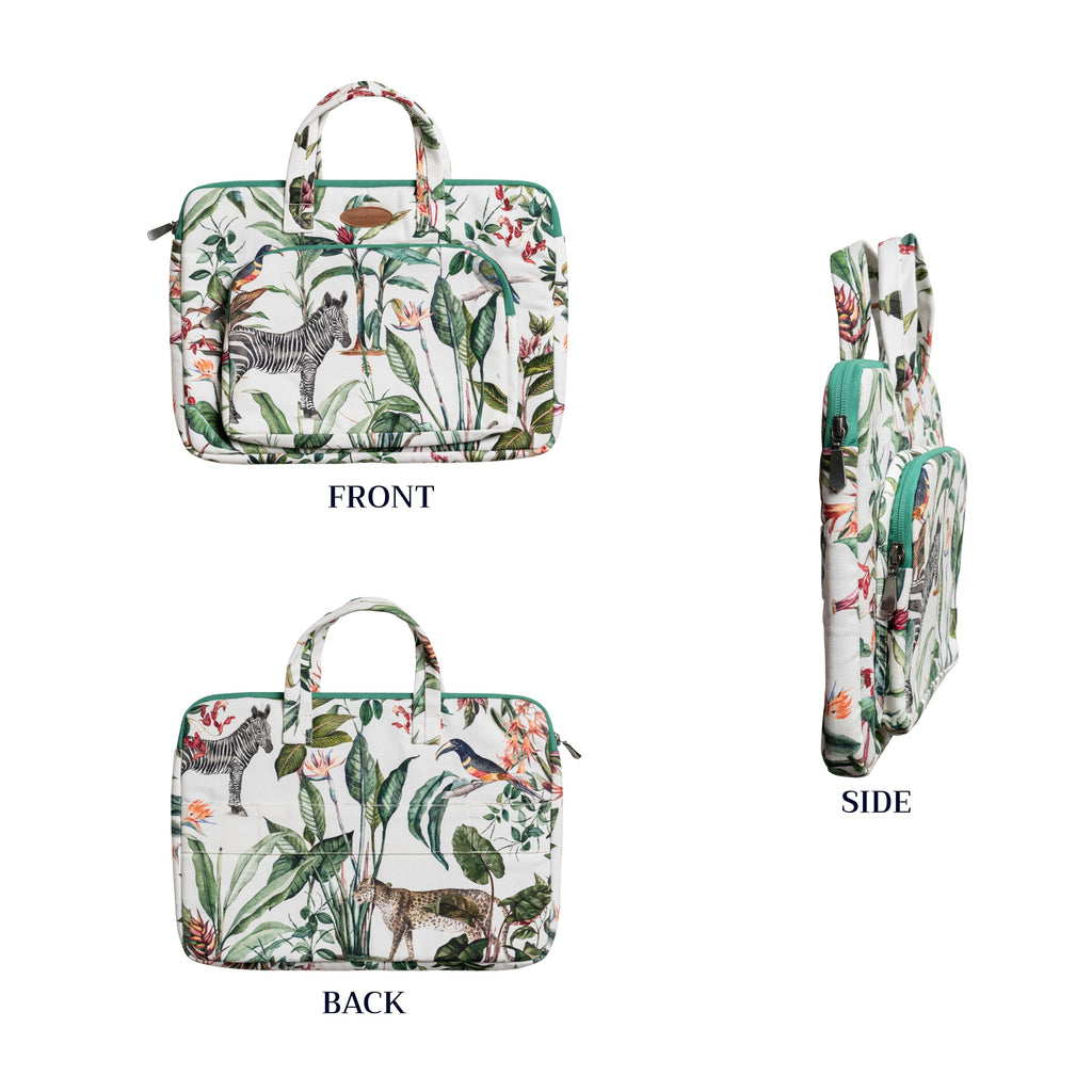 Maison d' Hermine Laptop Bag with Front Pocket Upto 15.5 inch Laptop Tablet