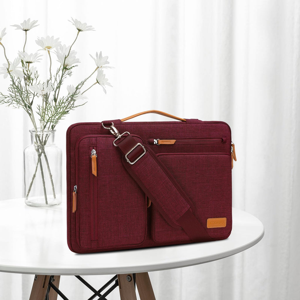 MOSISO 360 Protective Laptop Shoulder Bag, 15-15.6 inch Computer Bags