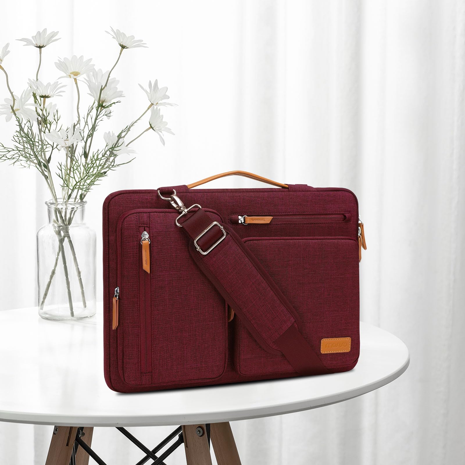 MOSISO 360 Protective Laptop Shoulder Bag, 15-15.6 inch Computer Bags