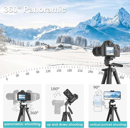 71 Inch Lightweight Tripod for Camera & Phone with Wireless Remote