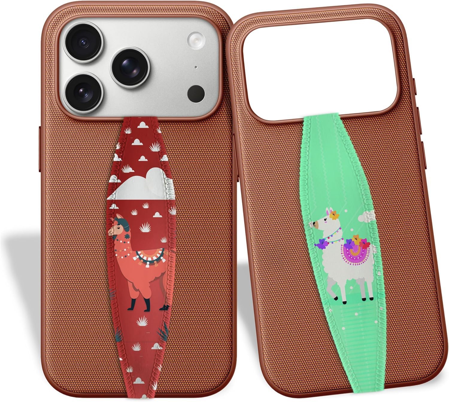 Switchbands Aesthetic Animal Phone Grip Strap – Reversible Elastic Strap, Adhesive-Free, Ergonomic Hand Support, Arthritis Friendly, Wireless Charging Compatible, Universal Fit – Como se Llama