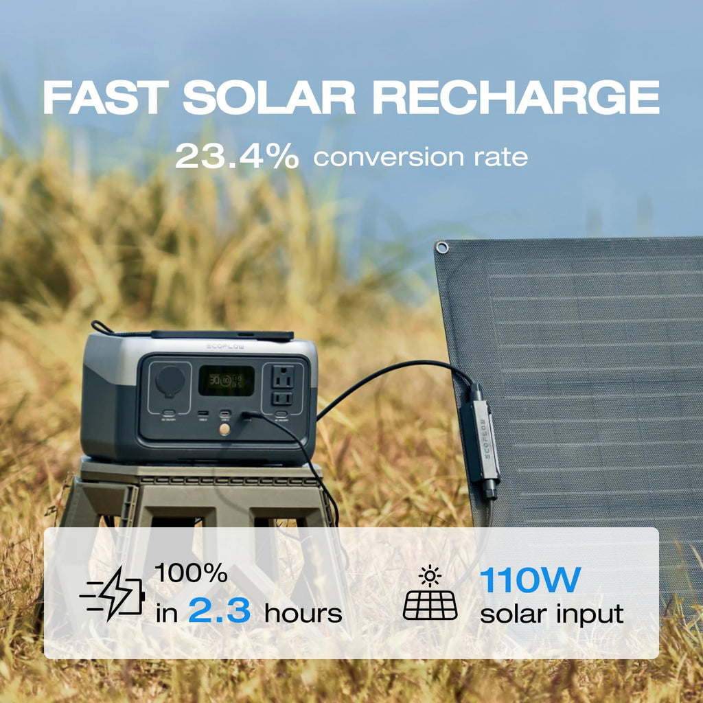 EF ECOFLOW Portable Power Station RIVER 2, 256Wh 300W