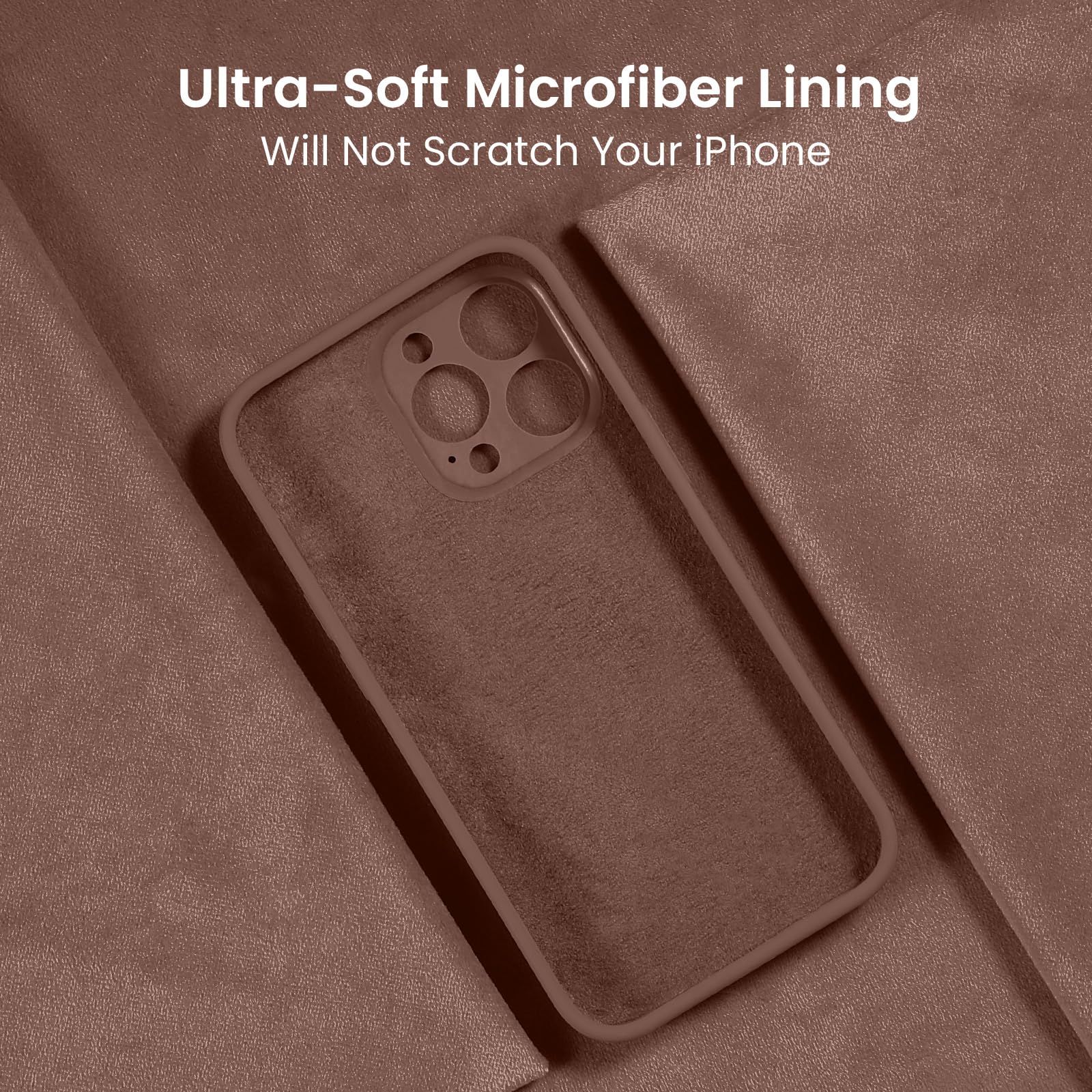 FireNova Designed for iPhone 15 Pro Max Case, 6.7", Light Brown