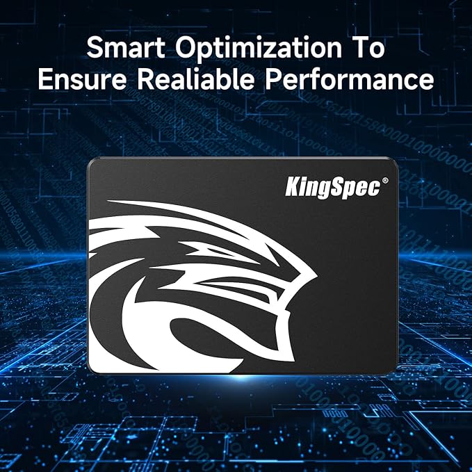 KingSpec 4TB 2.5 SSD SATA III Internal - 550MB/s Read, 520MB/s Write with 3D NAND Flash, for Laptop & Desktop PC Upgrade