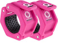 Lock-Jaw Sport Olympic Barbell Collar - Quick Release Barbell Clamp (Pink)