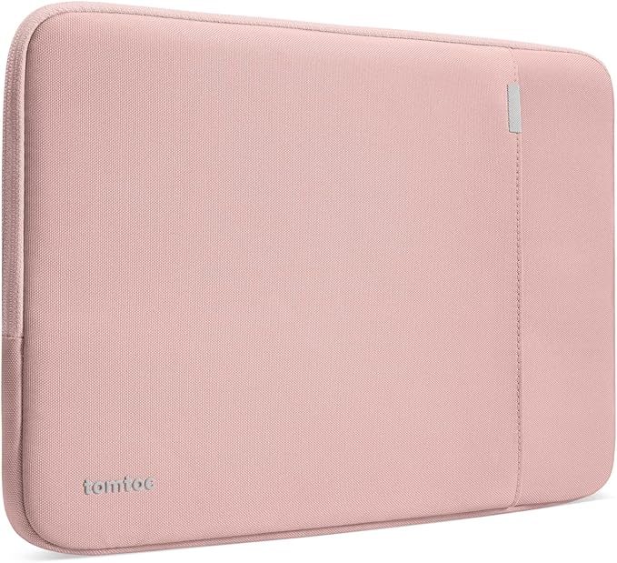 tomtoc 360 Protective Laptop Sleeve for 14-inch MacBook Pro M4/M3/M2/M1 Pro/Max A3112 A3401 A3185 A2992 A2918 A2779 2024-2021, Water-Resistant Case Bag with Accessory Pocket for 13.8 Surface Laptop 7