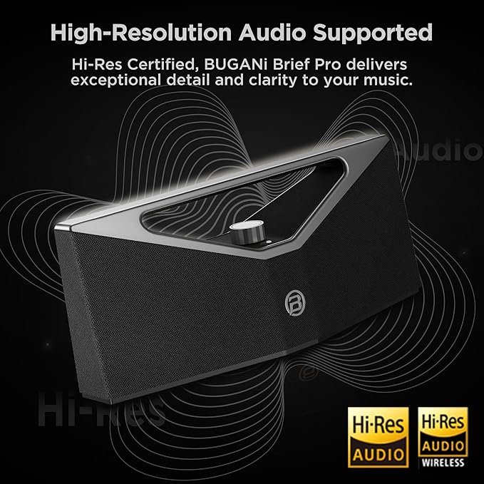 BUGANI Bluetooth Speaker Loud 160W,Waterproof Large Bluetooth Speaker Subwoofer Hi-Res Audio, 12H Playtime Party Outdoor Speakers for Camping, Beach, Gray