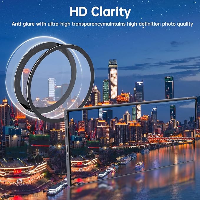 For Samsung Galaxy S24 Ultra Camera Lens Protector, Individual Lens Protector, Ultra HD 9H Tempered Glass Screen Protective Cover, Anti-scratch, Military Grade Drop Protection 2 Set. (Clear, S24 Ultra)