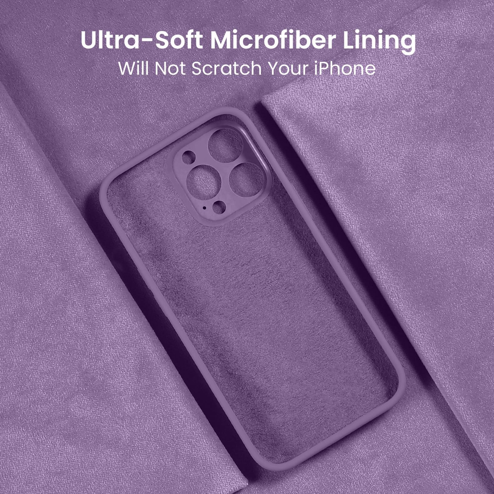 FireNova Designed for iPhone 15 Pro Case, 6.1", Light Purple