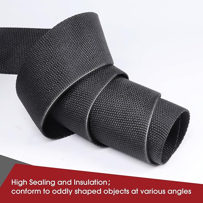 Braided Sleeving 2:1 Shrinkable Fabric Heat Shrink Tubing- Abrasion Protection Flexibility Wiring Harness Cable Sheath (1/2" ID, 30ft)
