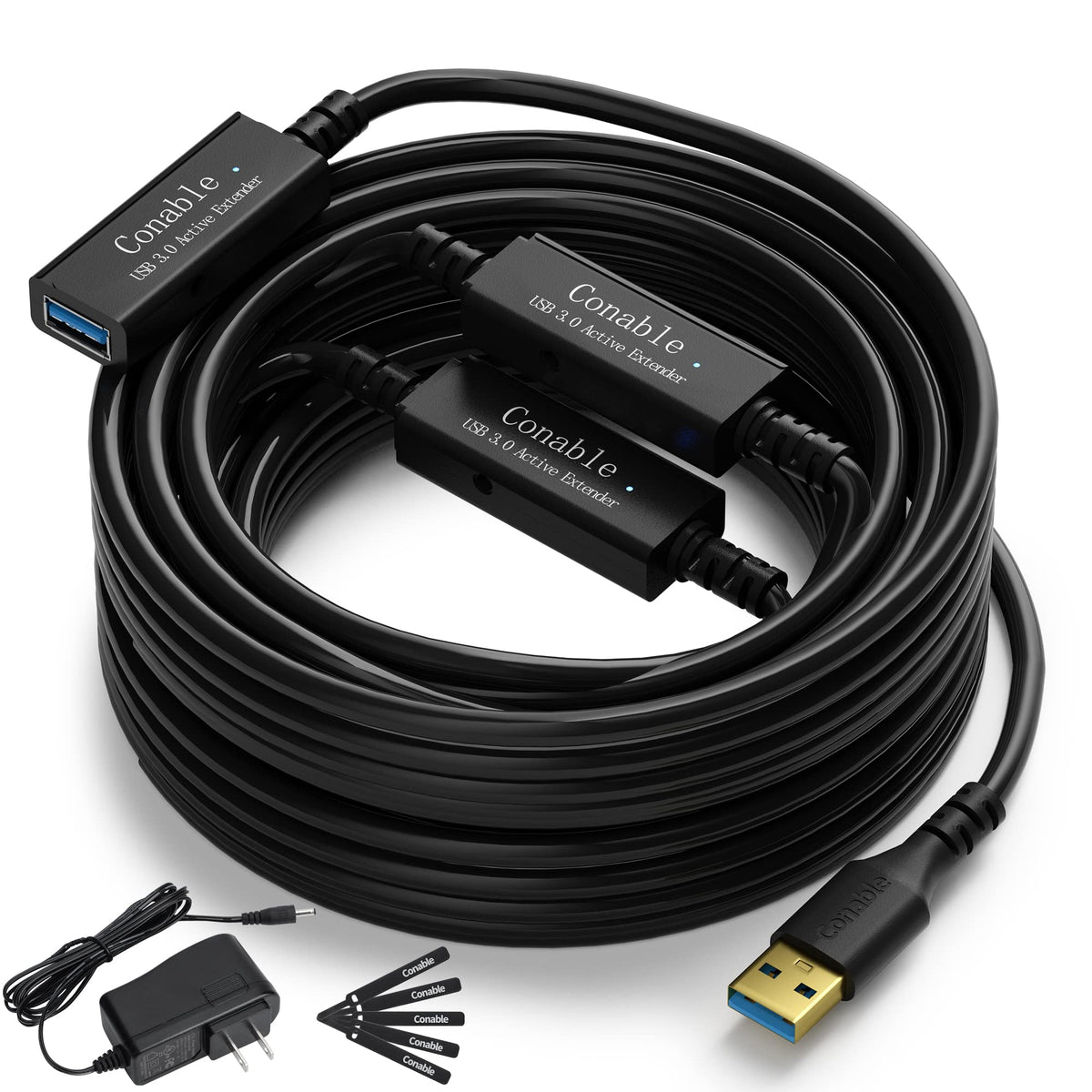 USB 3.0 Extension Cable 4FT (3-Pack), USB-A Extender Male to Female Cord