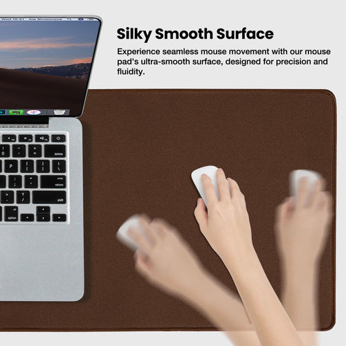 ALOANES Non-Slip Extended Mouse Pad Office&Home Desk Mat Stitched Edge