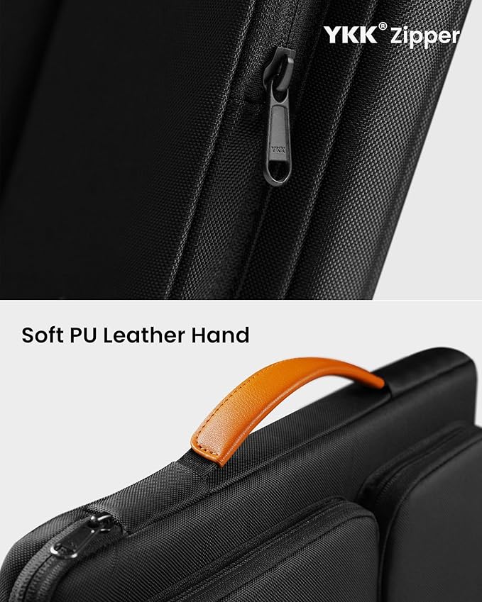 tomtoc 360 Protective Laptop Case for 13-inch New 2025 MacBook Air M4/A3240, M3/A3113, M2/A2681, M1/A2337, 13 in MacBook Pro M2/M1, 13-in Surface Pro 11th AI PC, Water-Resistant Carrying Bag