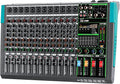Depusheng PA12 Professional Audio Mixer Sound Board Console Desk System Interface 12 Channel Digital USB Bluetooth MP3 Computer Input 48V Phantom Power Built-in 256 Reverb Effect, Black