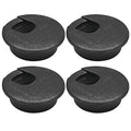 Desk Grommet 2" (50 mm), Desk Cord Hole Cover, Cable Grommet ABS Plastic, Desk Hole Grommet for Office and Home Table Cable, Detachable Cable Cord Organizer (Light Grey 4 Pcs)