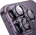 WSKEN for iPhone 14 Pro/iPhone 14 Pro Max Camera Lens Protector,[Night Shooting Mode] HD Tempered Metal Glass Camera Screen Protector Cover Film Accessories,Deep Purple