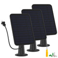 5W Solar Panel Charger Compatible with Blink Outdoor/Outdoor(3rd Gen)/XT XT2 Camera, Solar Panel for Blink Camera, 13.1ft Charging Cable & Rubber Plug, IP65 Weatherproof with Secure Wall Mount, 3 Pack
