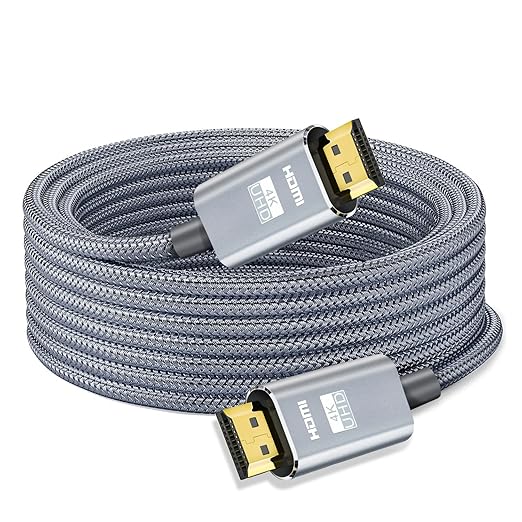 LEADSTAR HDMI Cable 4K 40 ft / 12m, High Speed HDMI 2.0 Cord Braided | 4K@30Hz, Ultra HD, 1080p, ARC, HDR, 3D, HDCP 2.2 | for Xbox, PS5, TV, Laptop, Monitor