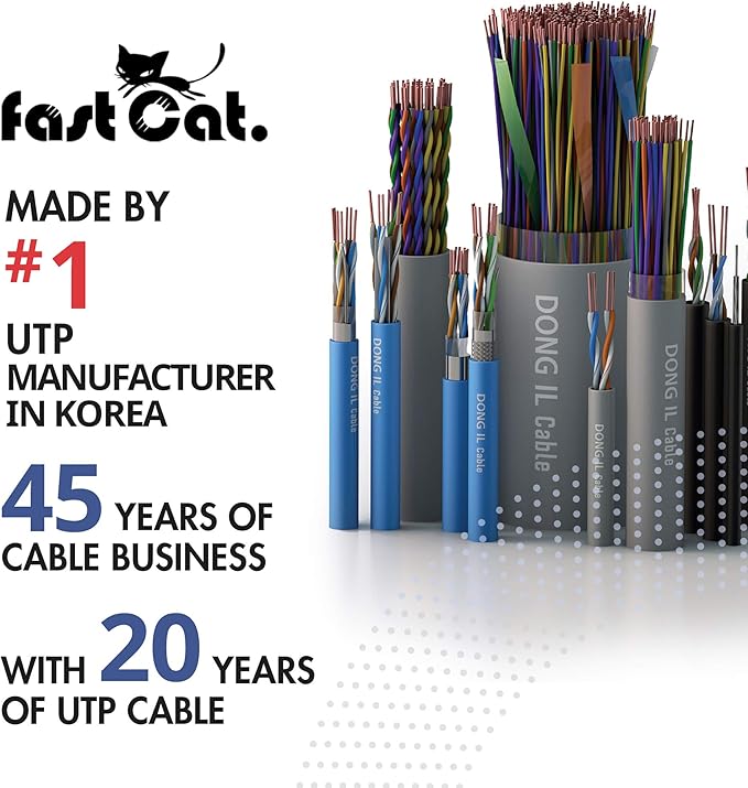fast Cat. Cat5e Ethernet Cable 1000ft - 24 AWG, CMR, Insulated Bare Copper Wire Cat 5 ethernet Cable with FastReel - 350MHZ / Gigabit Speed UTP Cable Cat5e - CMR (Yellow)