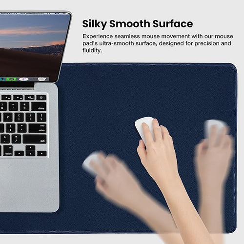 ALOANES Non-Slip Extended Mouse Pad Office&Home Desk Mat Stitched Edge