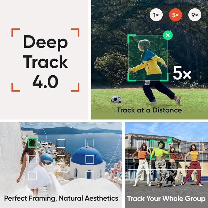 Insta360 Flow 2 Pro Creator Bundle Grey - Foldable AI Phone Gimbal, Apple DockKit, 360º Pan Tracking, Free Tilt Mode, Built-in Tripod/Selfie Stick, Portable Vlog/Travel Stabilizer, Spotlight, MagSafe