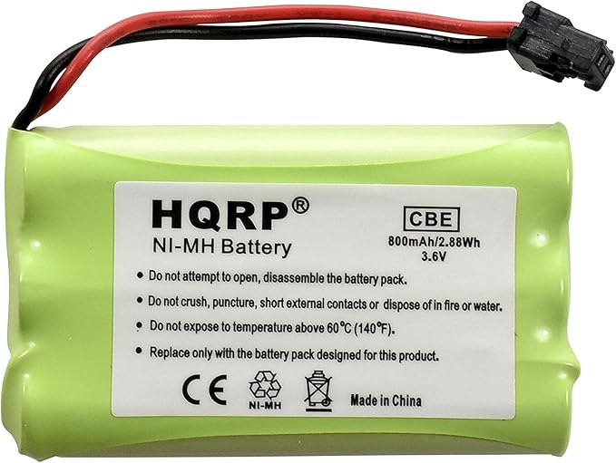 HQRP 20-Pack Cordless Phone Battery Compatible with Uniden PowerMax 5.8GHz 30878864022, Powermax 2.4 GHz, GE TL26402, GP 80AAALH3BMX, 80AAALH3BMZ Replacement