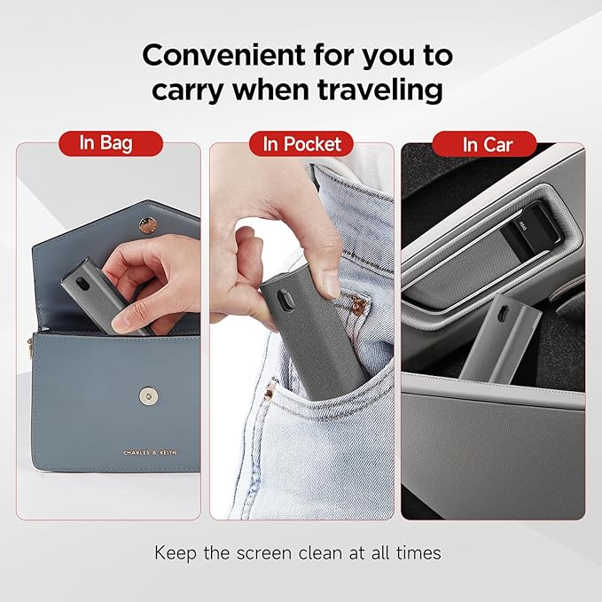 YYTT Touchscreen Screen Cleaner Spray for Phones & Car Touchscreens, (Gray)