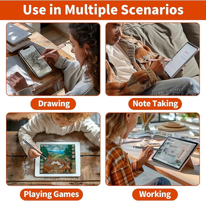 Stylus(10 PCS),Stylus Pen for Touchscreen,High Sensitivity & Precision