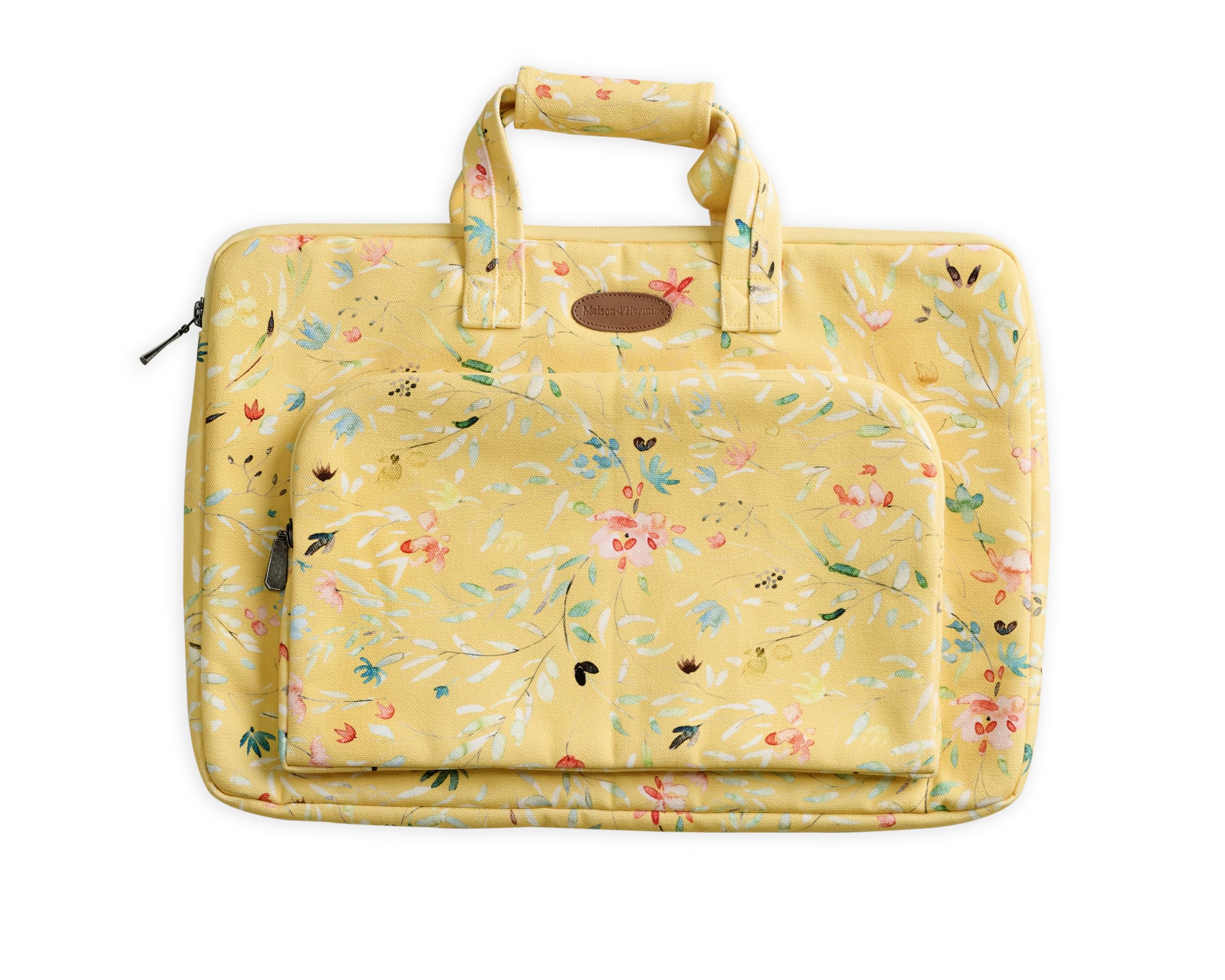Maison d' Hermine Laptop Bag with Front Pocket Upto 15.5 inch Laptop Tablet