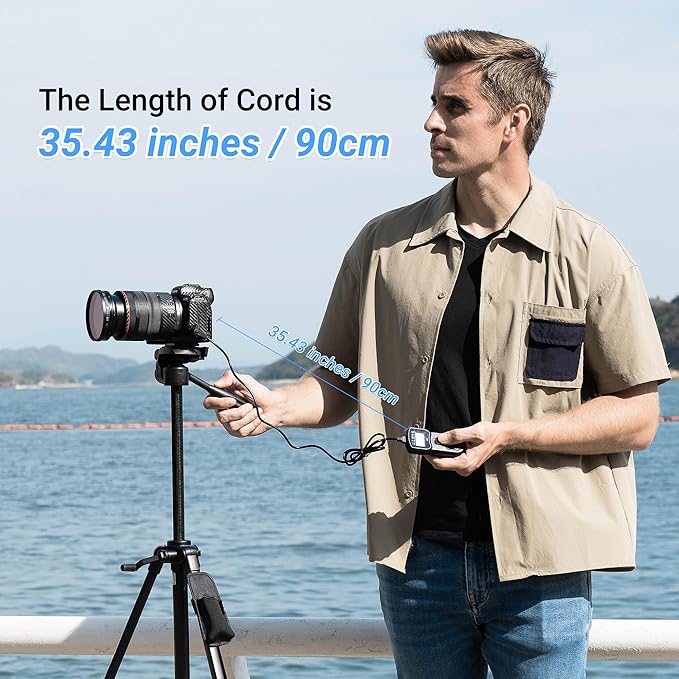JJC Intervalometer Timer Remote Shutter Release Time Laspe for Panasonic G7 G9 II G85 GH7 GH6 GH5 GH5S GH4 S5 S1 S1R S1H GX8 GX7 FZ300 FZ1000 FZ2500 FZ200 FZ150 FZ100 FZ50 G6 G5 GH3 GH2 Camera & More