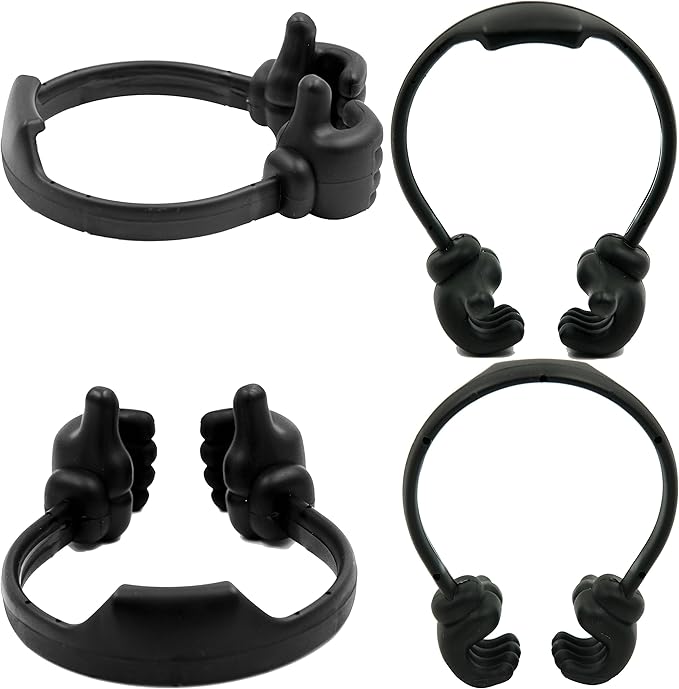 Honsky Thumbs-up Cell Phone Stand Holder, Tablet Stand Cradle for Desk Desktop Smartphone Cellphone Mobile Phone Tablets – Universal Adjustable Flexible, Black