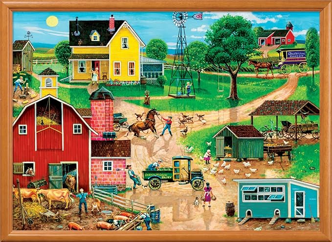 MasterPieces 500 Piece EZ Grip Jigsaw Puzzle for Adults, Family, Or Youth - After The Chores - 19.25"x26.75"
