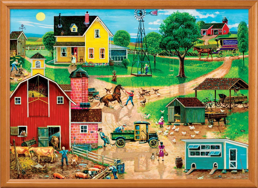 MasterPieces 500 Piece EZ Grip Jigsaw Puzzle for Adults, Family, Or Youth - After The Chores - 19.25"x26.75"
