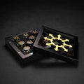 D6 Dice Set – 10× Six-Sided Resin Dice with Themed Designs – 16mm Tabletop for Wargames, RPGs, MTG, and Board Games (B-Dice in Wooden Box, Chaos Dice Set)