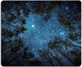Hokafenle Mouse Pad, Square Personalized Computer Mouse Pads Design, Washable Mouse Mat, Gaming Office Home Non-Slip Rubber Base Mousepad, Stars Night Sky