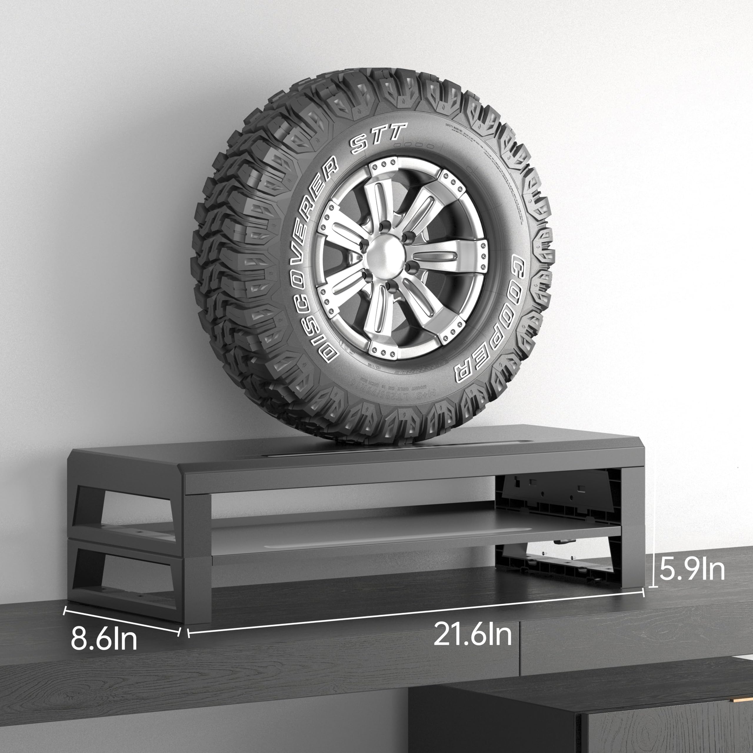 Computer monitor stand (USB Hub Fast Charging Version, Two-layer 550mm)
